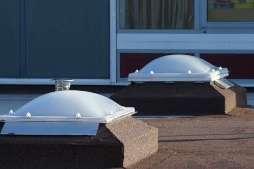 fixed polycarbonate domes